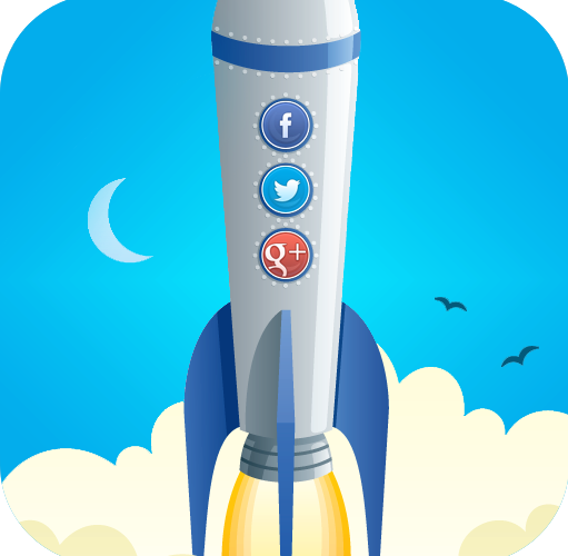 social media rocket